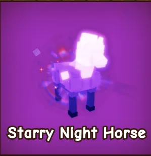 Starry Night Horse - LIMITED - Stary Night Horse - Fast Delivery