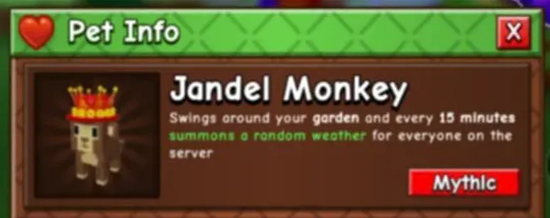 Jandel monkey - real (Mythic)