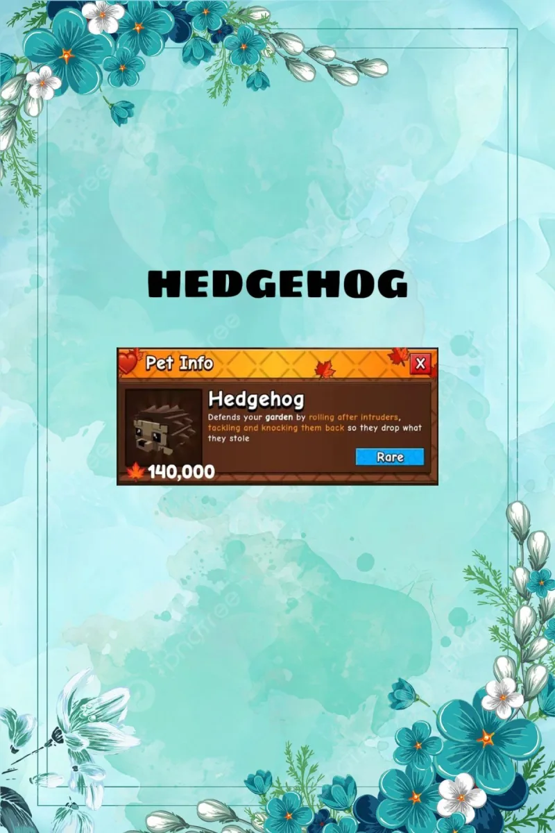 Hedgehog (Rare)