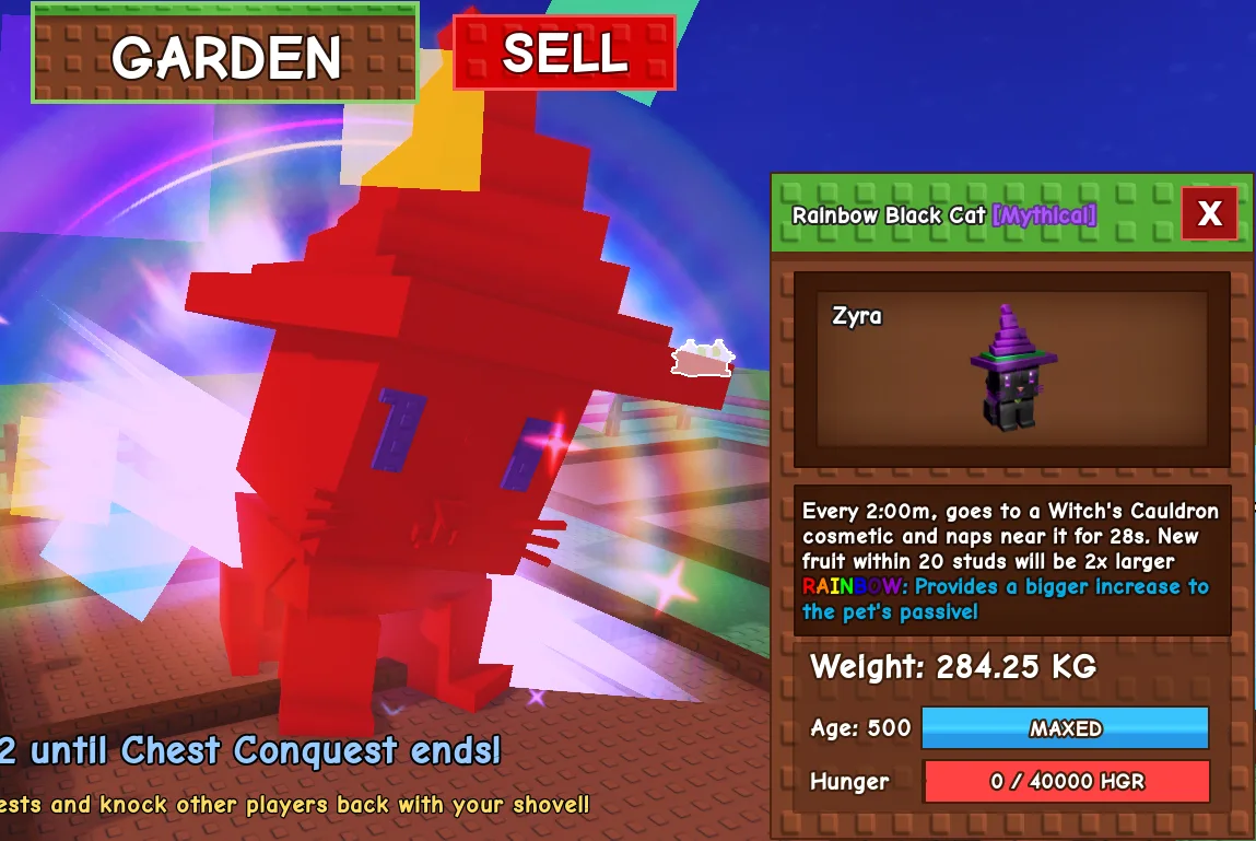 282.07kg+ Rainbow / Aurora Black Cat