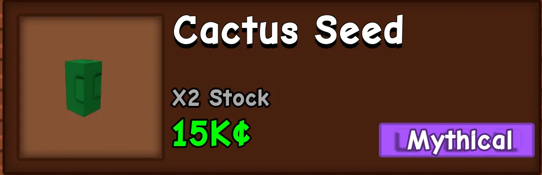 cactus seeds — Account account