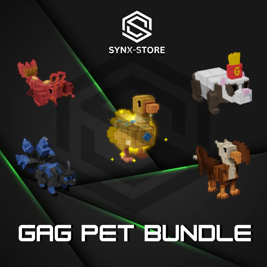 Pet Bundle 4 5 Pets Griffin + Golden Goose + Corrupted Kitsune + Lobster Thermidor + French Fry Ferret