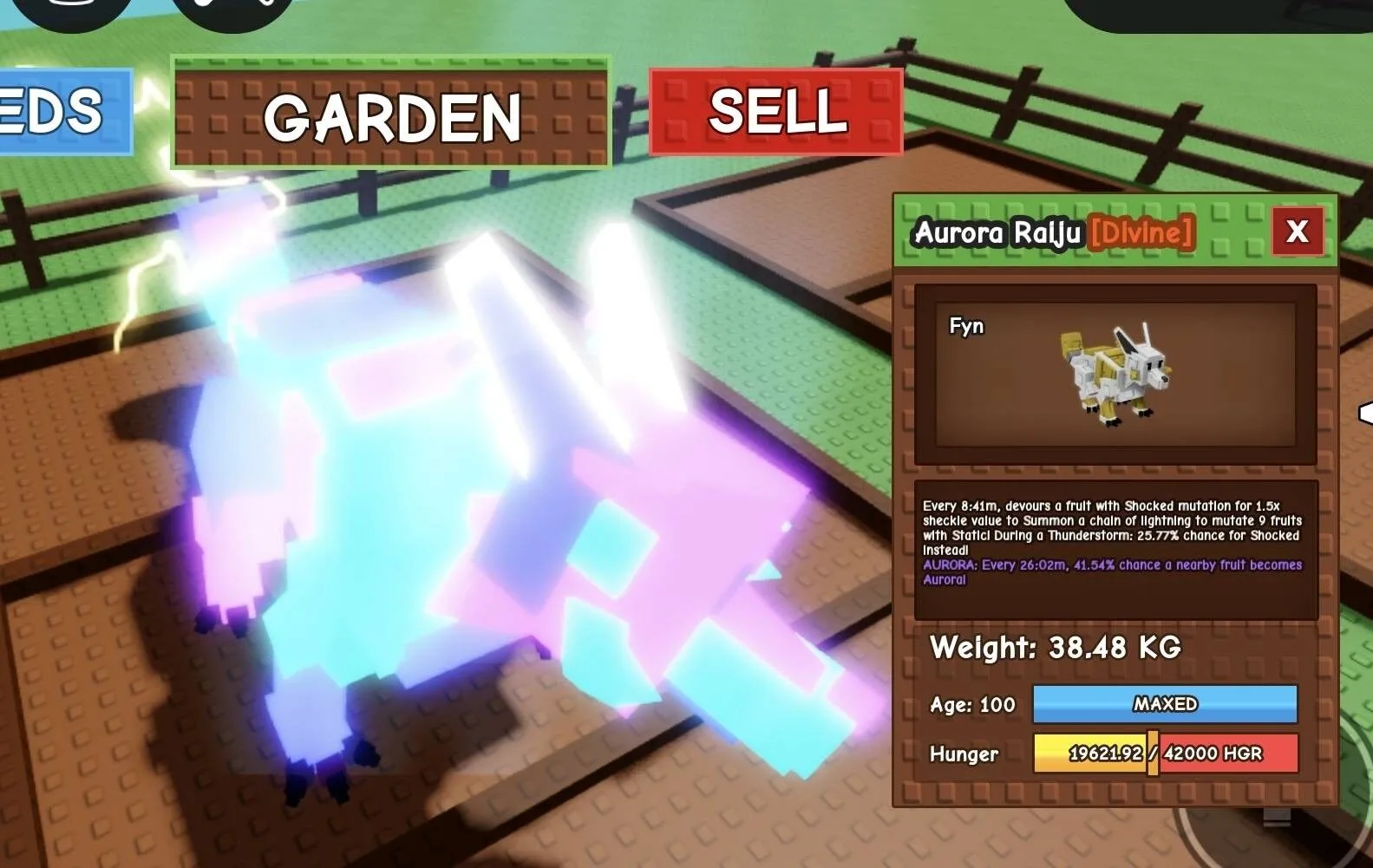 Huge AURORA Raiju - 38.48 KG (Age 100)