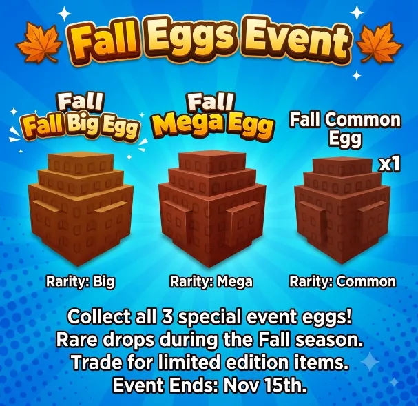 Bundle Egg Fall Event (read description)