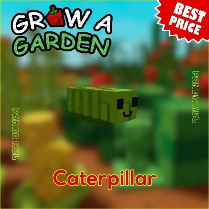 Pet (Get 3 ) Caterpillar Grow a Garden Instant Delivery Safe trade GAG