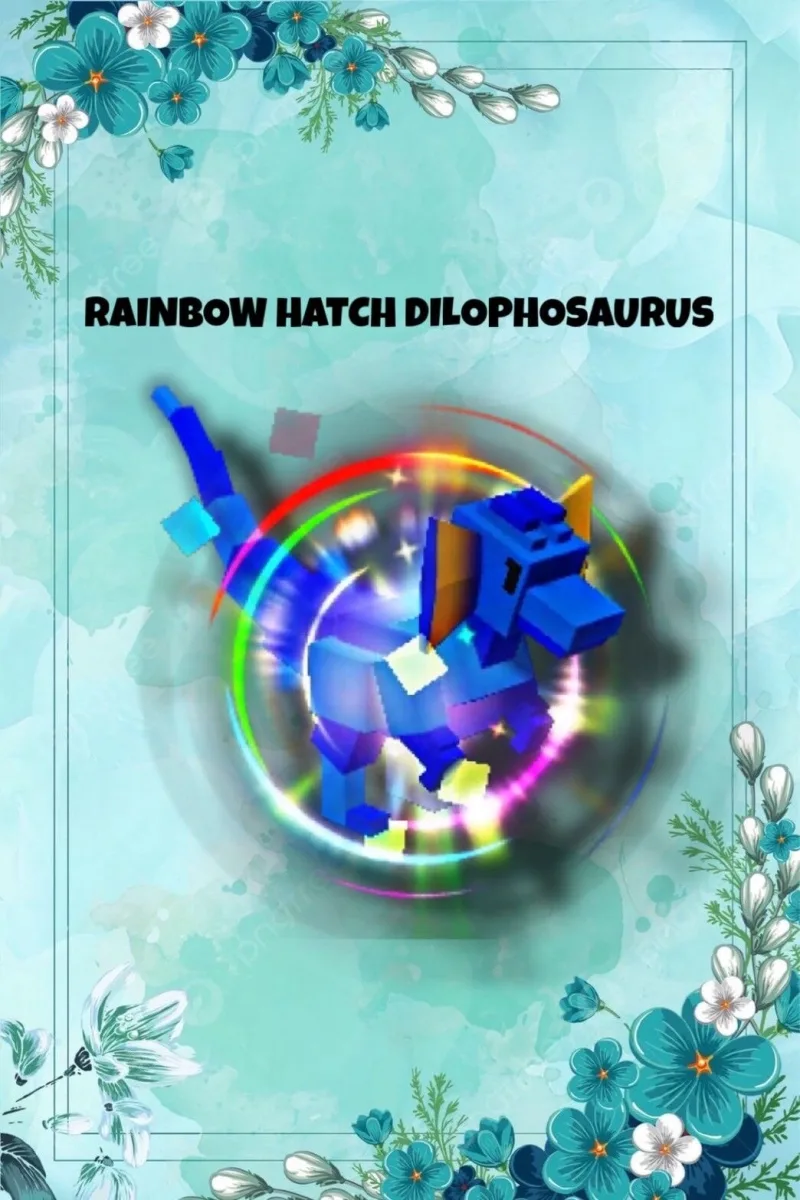 Huge Rainbow Hatch Dilophosaurus 60-62kg — Account account