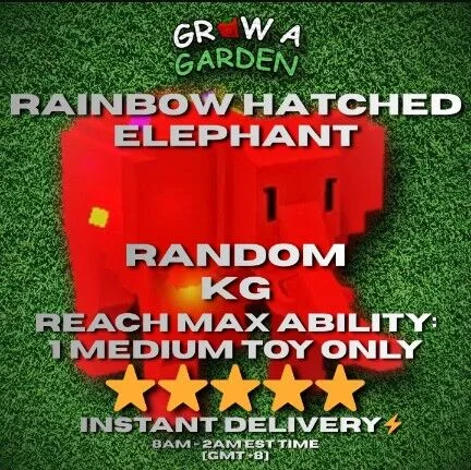 RAINBOW HATCHED ELEPHANT