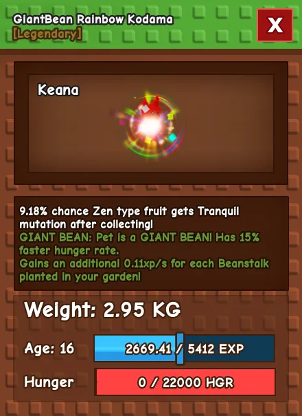 Rainbow Hatched Kodama