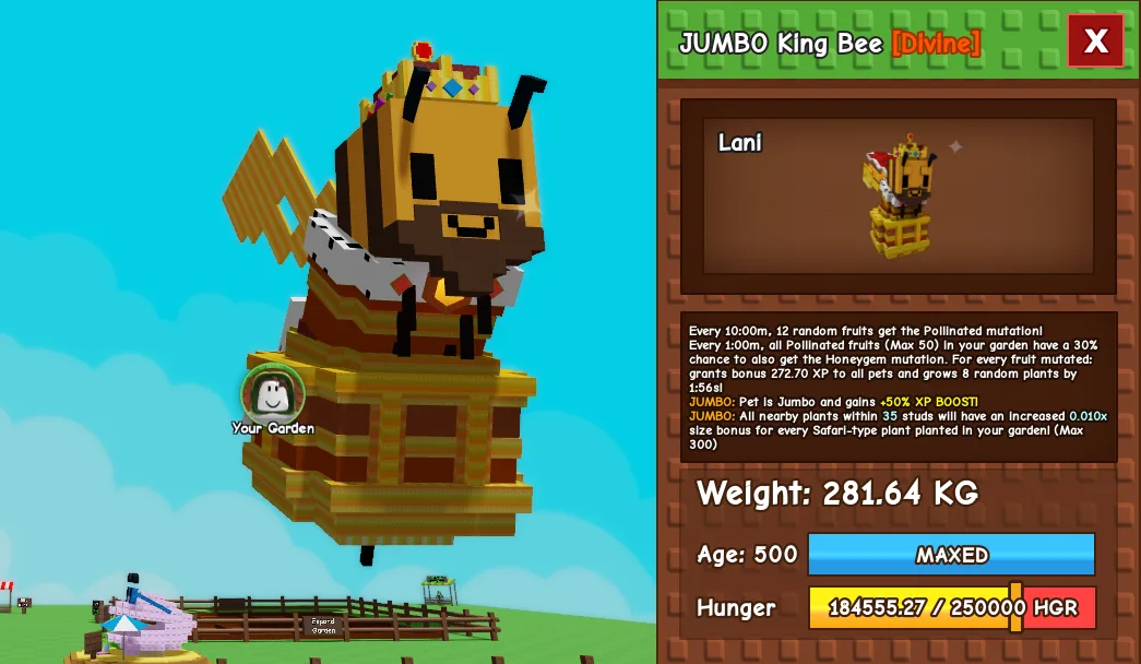 281.64kg JUMBO King Bee