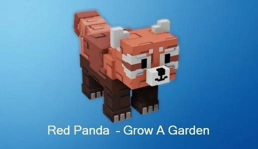 Pet Red Panda Grow a Garden Instant Delivery Safe trade GAG — Account account