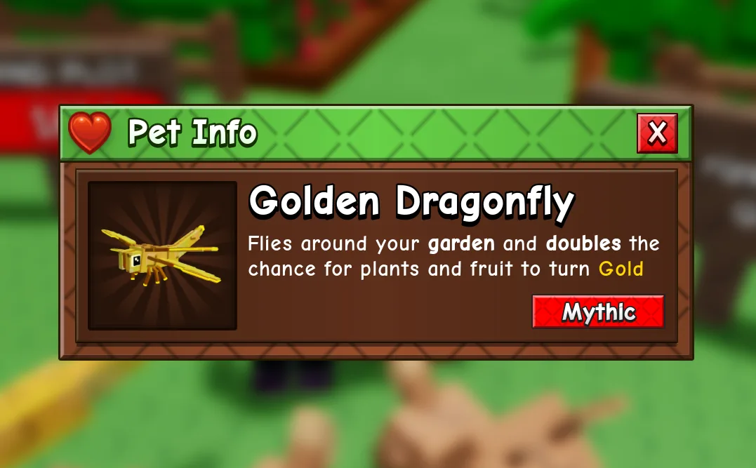 Golden Dragonfly (Mythic) — Account account