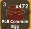 Fall Common Egg