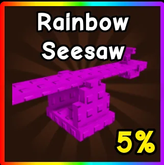 Rainbow Seesaw
