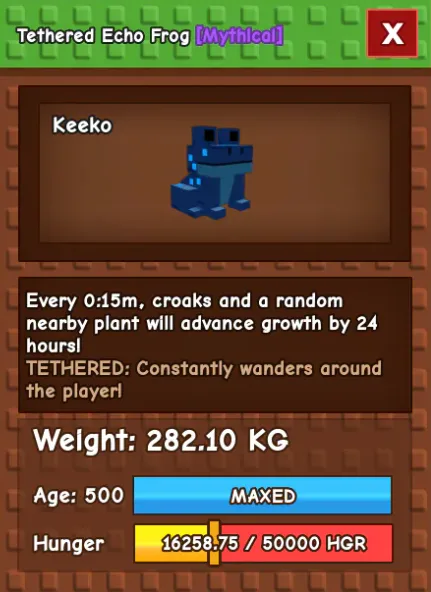 HUGE ECHO FROG NM / VENOM / EVER 280KG+ AGE 500