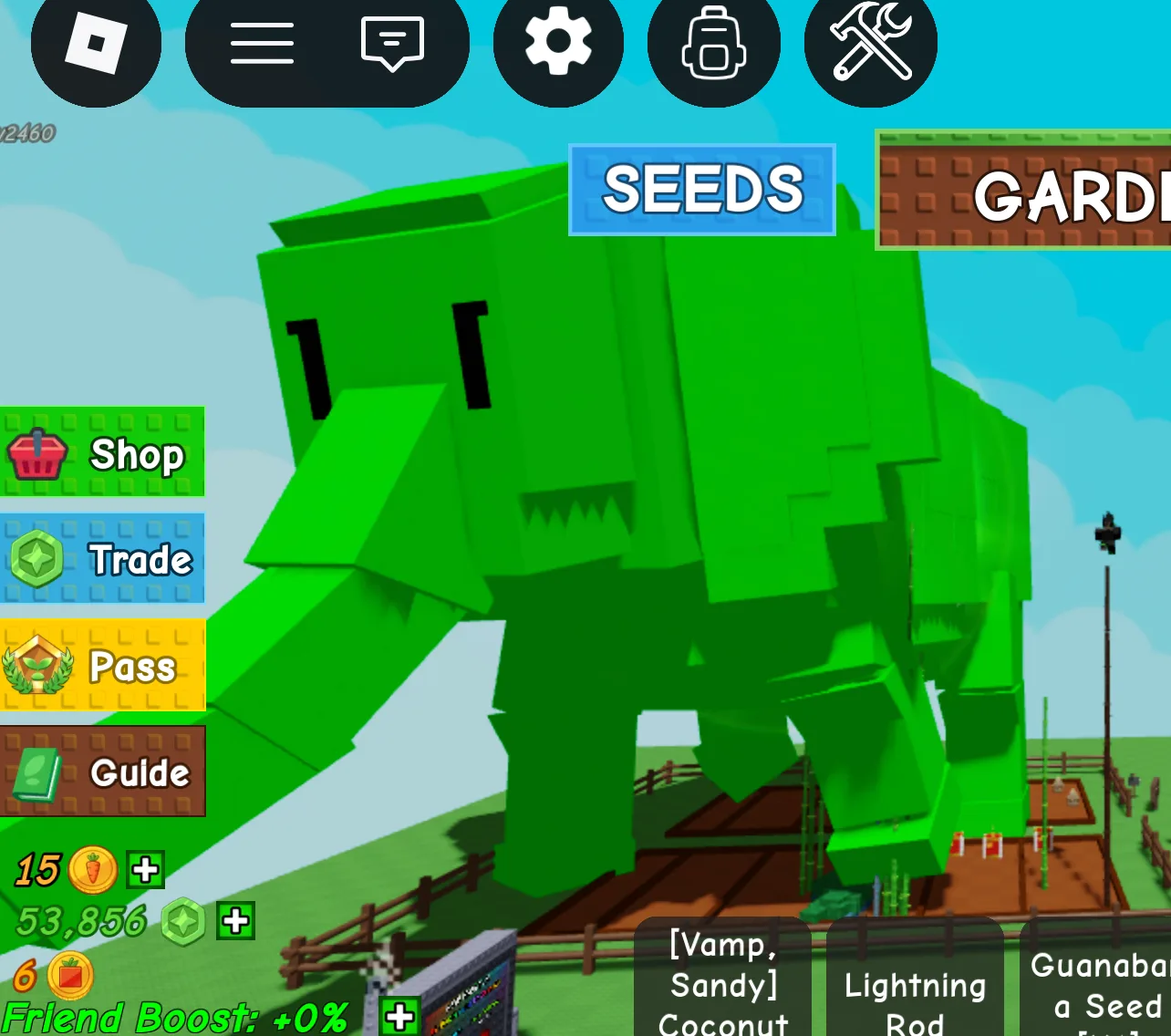 Rainbow Colossal Godly Titan Carnival Elephant 109kg+ Age 100 New Carnival Pet — Account account