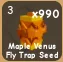 Maple Venus Fly Trap Seed