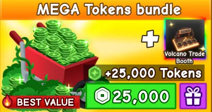 Grow a Garden Tokens 25,000 Tokens