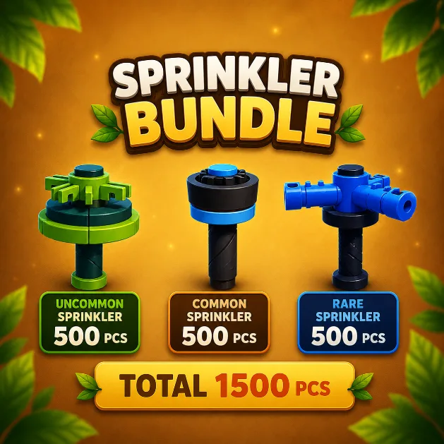 1500 SPRINKLERS BUNDLE - 500 RARE + 500 UNCOMMON + 500 COMMON SPRINKLERS