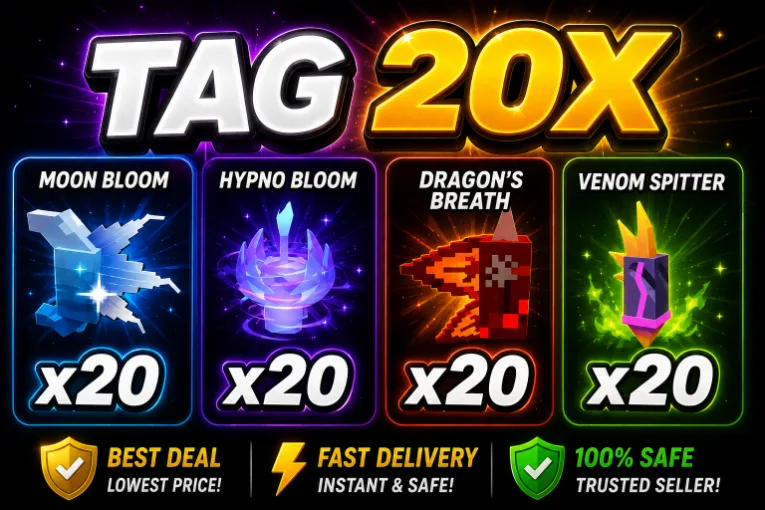 20X SPECIAL BUNDLE Moon Bloom 20 Hypno Bloom 20 Dragon's Breath 20 Venom Spitter 20