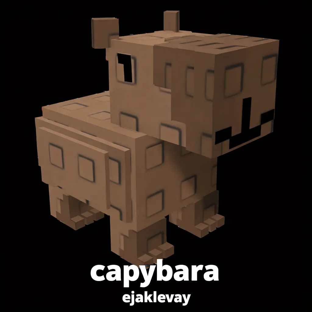 HUGE CAPYBARA BASE 7kg+ AGE 1, WILL 70KG+ IN AGE 100 TITAN CAPYBARA TITANIC CAPYBARA HUGE CAPYBARA CAPYBARA