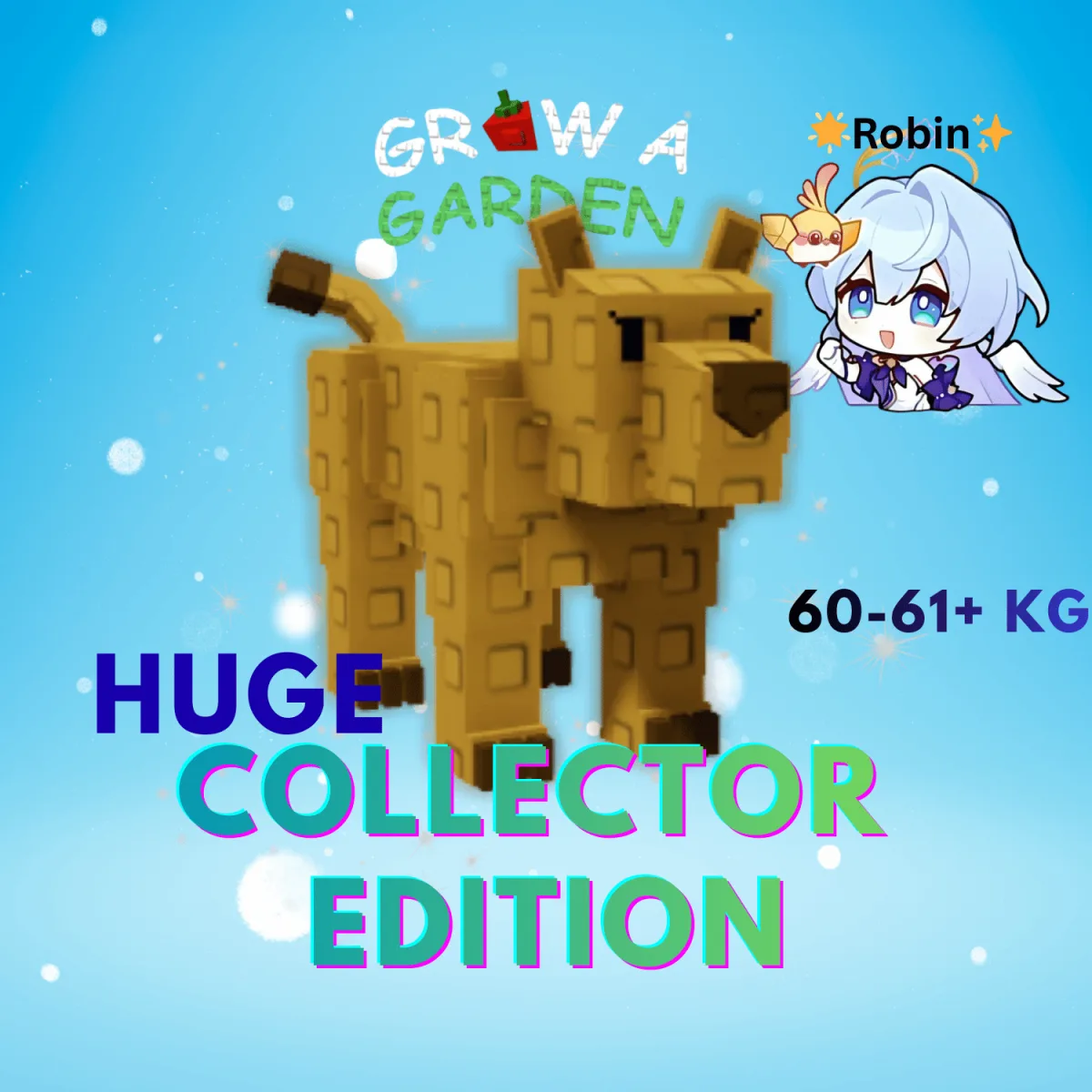 HUGE JUMBO Lioness - Collector Edition - Divine Pet Super Rare - 60-61+KG - Grow a Garden — Account account