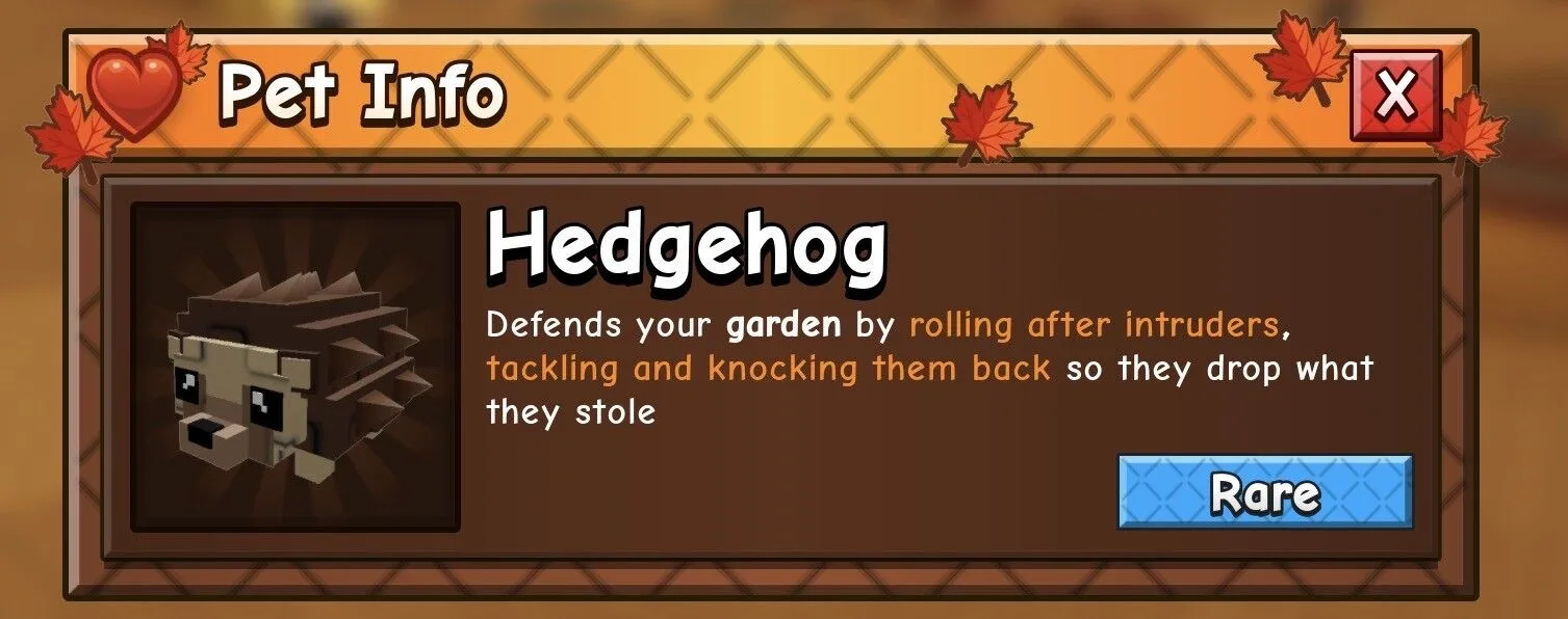 Hedgehog (Rare)
