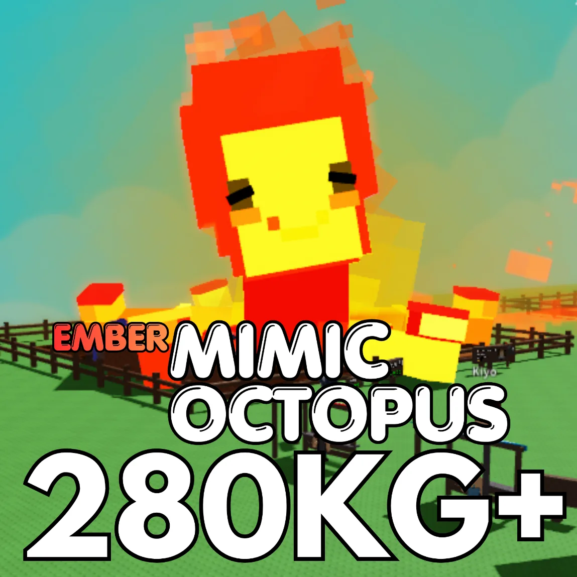 EMBER Huge Mimic Octopus 280KG+ 15sec CD Age 500 INSTANT DELIVERY