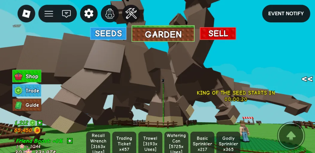3 Mega Titanic Huge Brontosaurus 60kg+ Age 100 Maxed Passive 30 +