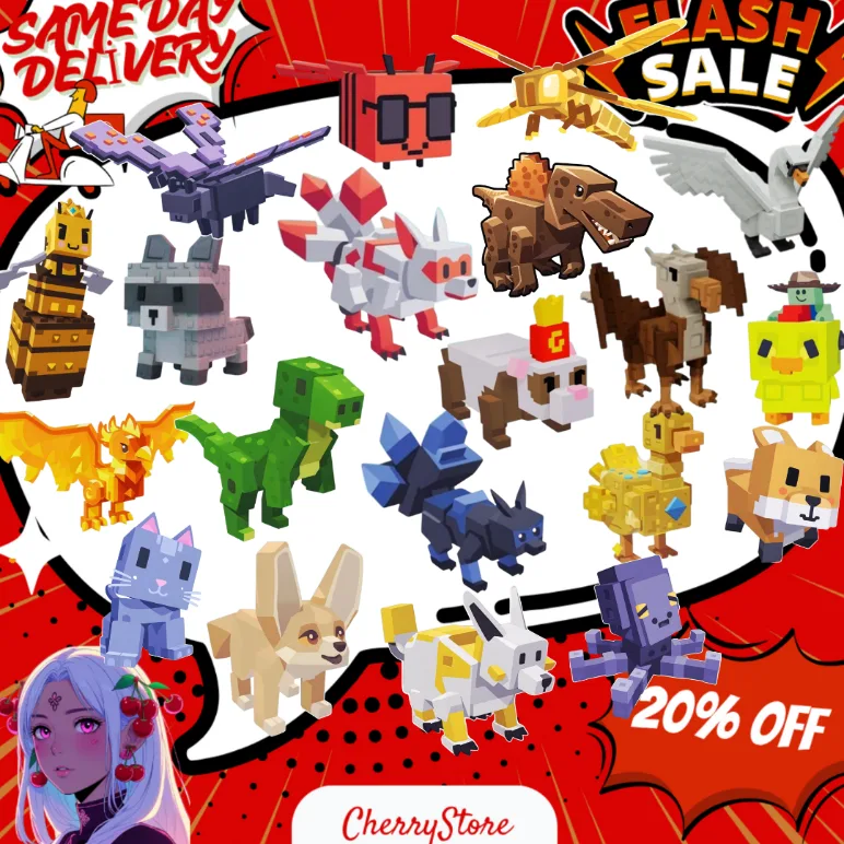 ( 20 SUPER PETS ) Best Grow a Garden Pets Take it all at once