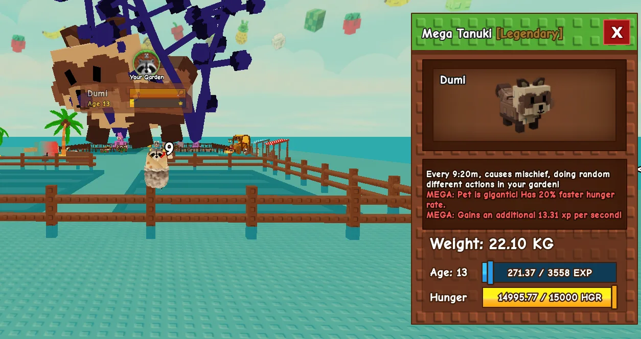 Colossal 10.57kg base Mega Tanuki