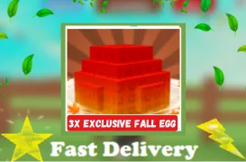 NEW 3x Exclusive Fall Egg Grow a Garden 2 Fast Delivery