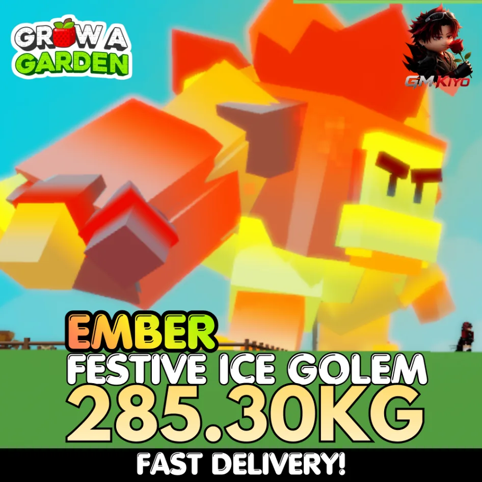 EMBER Festive Ice Golem 285.30KG Huge Age 500 INSTANT DELIVERY