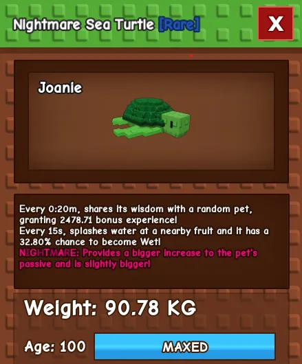 90 KG SEA-TURTLE 20s CD WITHOUT TOY