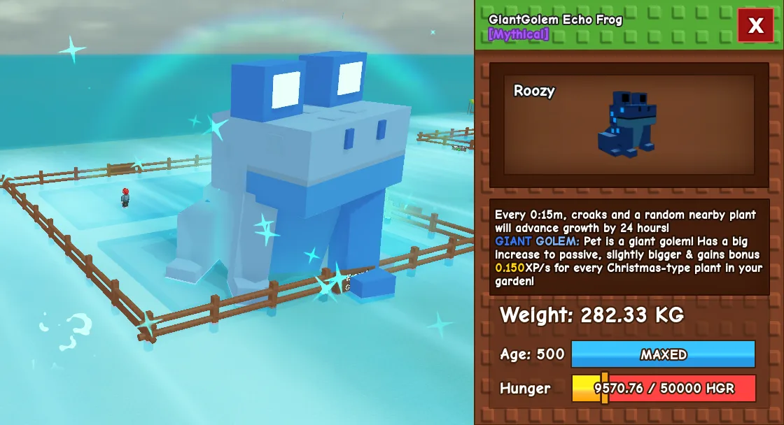 282.33kg GiantGolem Echo Frog