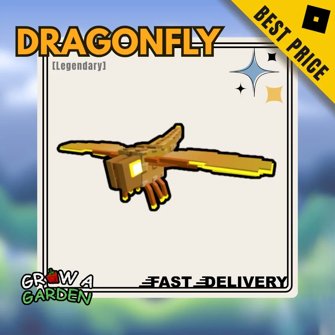 Divine Dragonfly Pet Grow a Garden Roblox