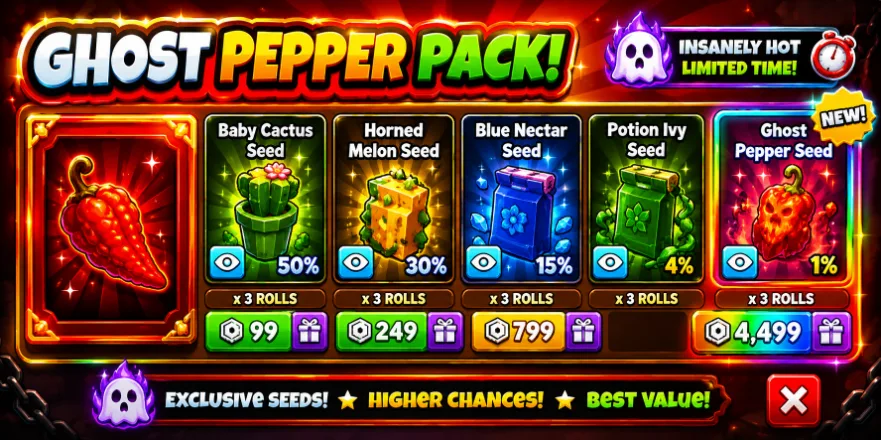 CHEAP 50 Roll Ghost Pepper pack !!! — Account account