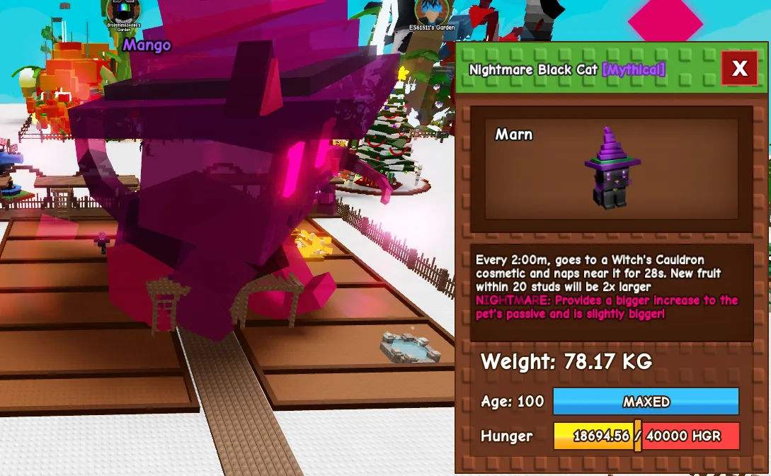 BLACK CAT AGE 100 nightmare 78kg cheap fast — Account account