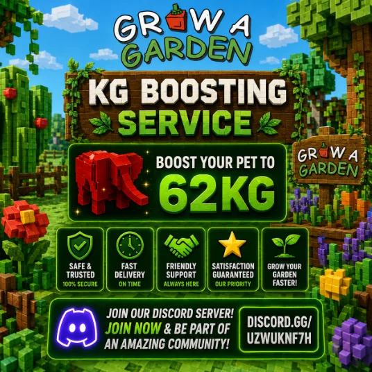 62KG+ BOOSTING SERVICE PET KG BOOSTING (Read Description)