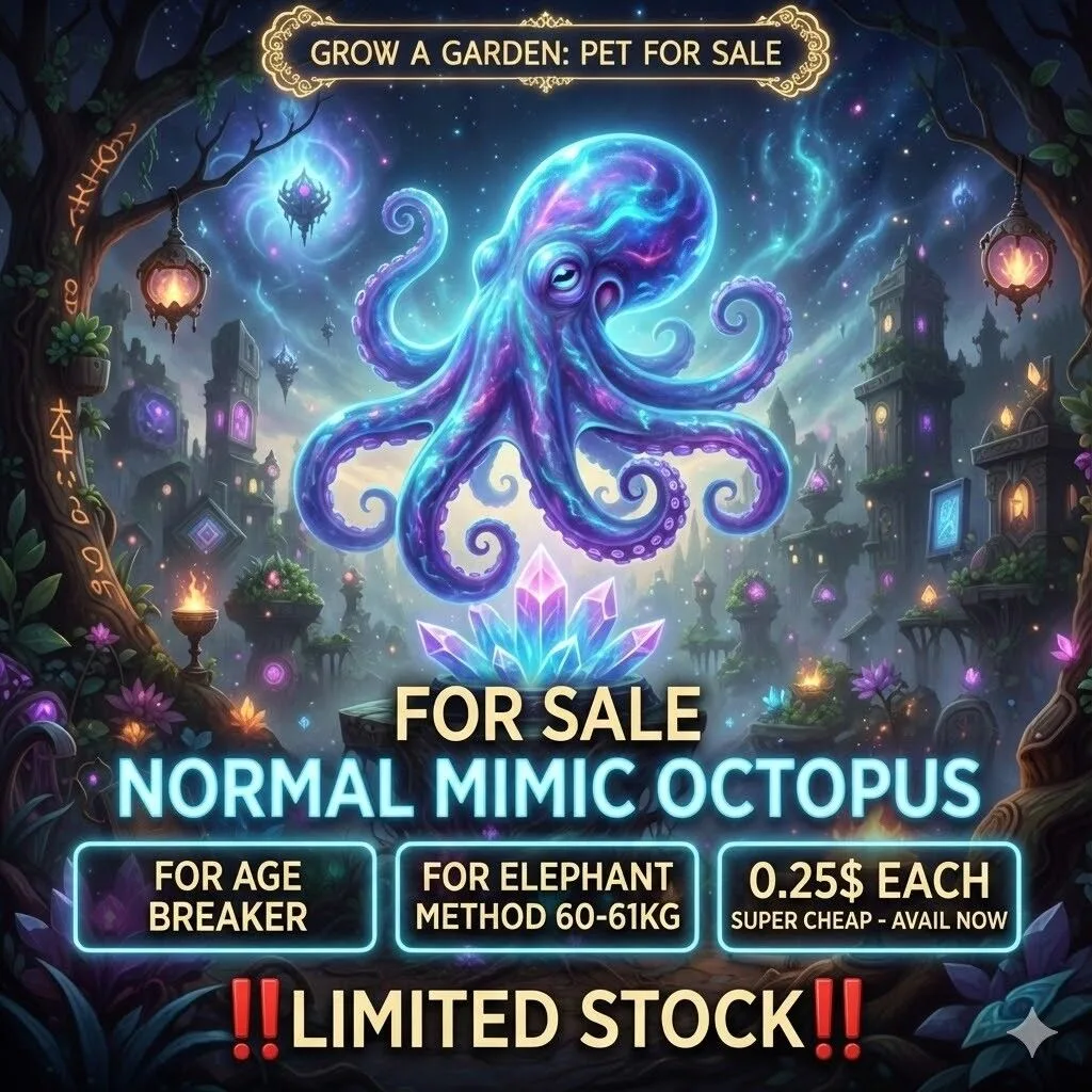 NORMAL SIZE MIMIC OCTOPUS 1-2KG CHEAPEST PET LIMITED STOCK