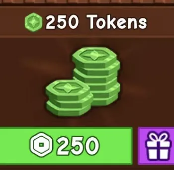 250 Tokens 250R Instant Delivery