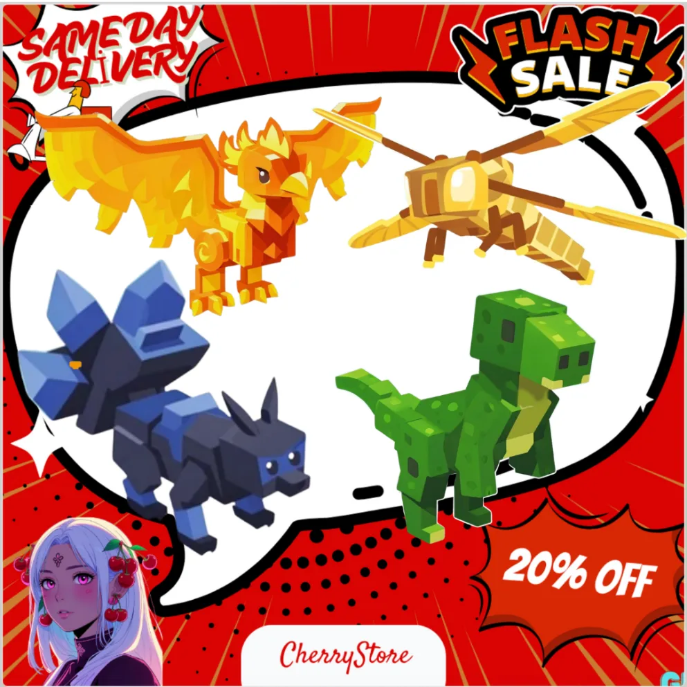 Phoenix+ Dragonfly+ T-Rex+ Corrupted Kitsune Online Fast Delivery