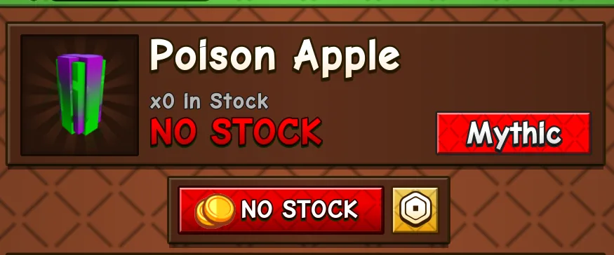 Poison Apple Seed — Account account