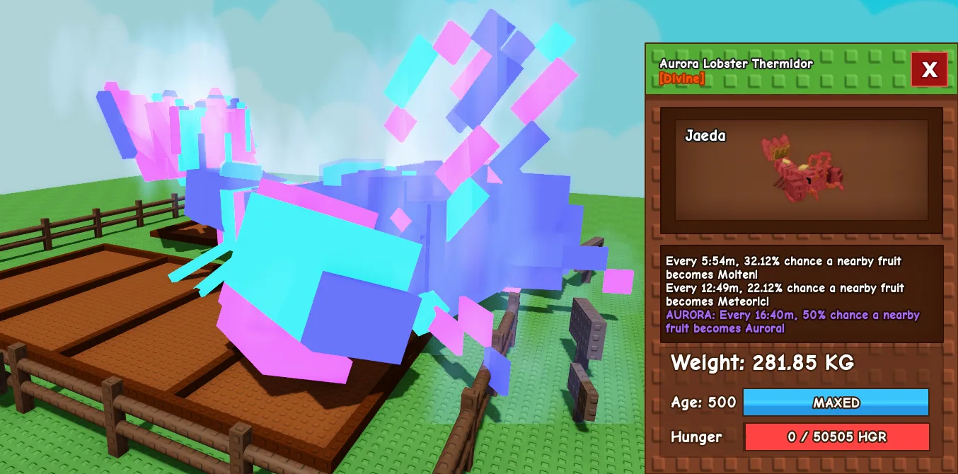 281.85kg Aurora Lobster Thermidor