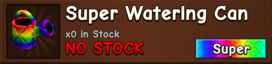 Super Watering Can Super Gear — Account account