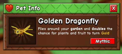 Golden Dragonfly (Mythic) — Account account