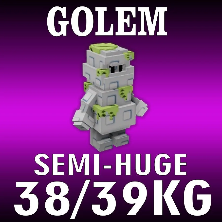 Semi huge NIghtmare Golem 38/39KG INSTANT DELIVERY — Account account