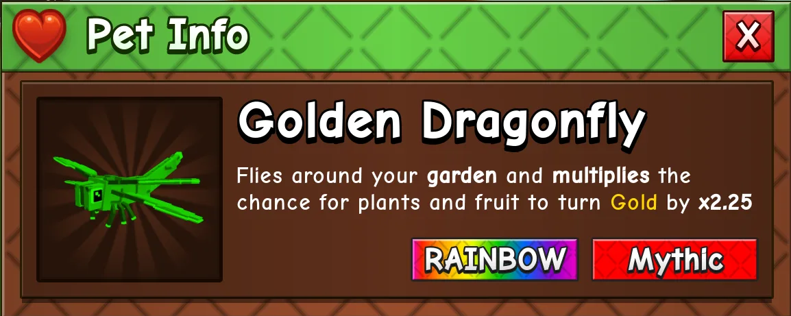 Golden Dragonfly (Mythic)