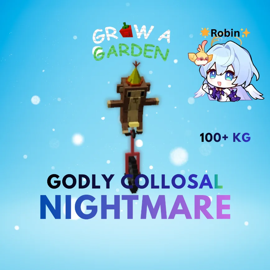 GODLY Collosal Nightmare Unicycle Monkey - 100+KG - Grow a Garden — Account account