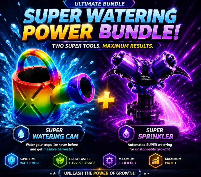 x20 Super Sprinkler + x10 Super Watering Can