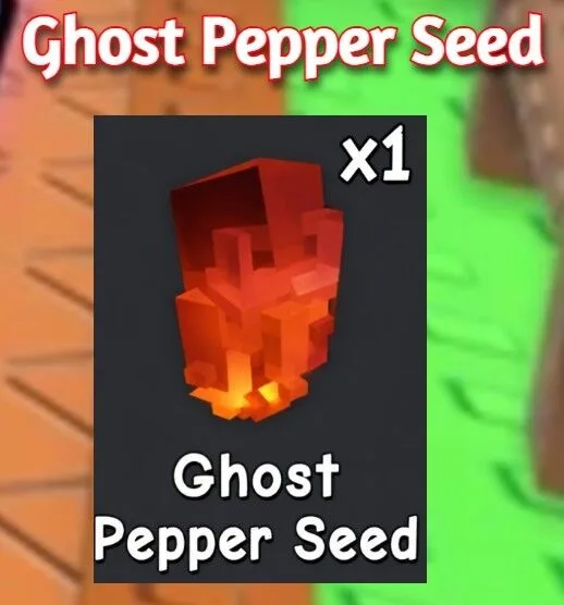 Ghost Pepper Seed GROW A GARDEN 2 — Account account